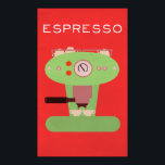 Barista's Art Collection: Espresso Poster<br><div class="desc">Espresso makes the world go round.</div>