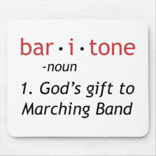 Baritone Definition Mouse Mat