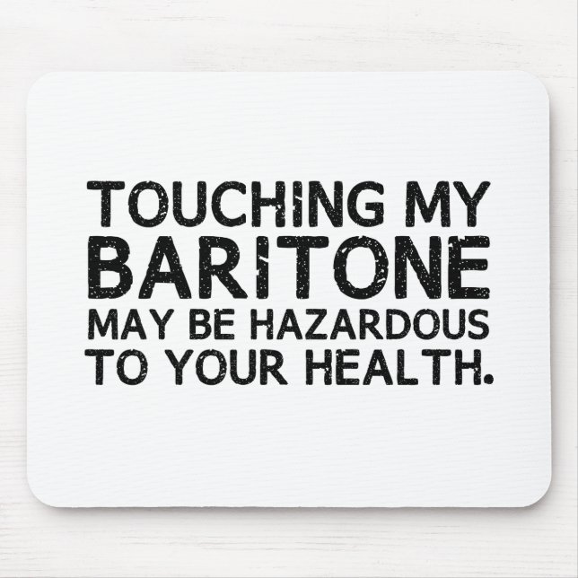 Baritone Hazard Mouse Mat (Front)