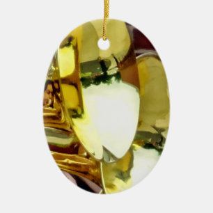Baritone Horns Ceramic Tree Decoration