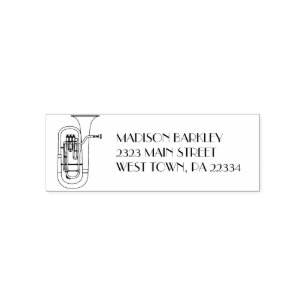 Baritone Musician Band Teacher Self-inking Stamp