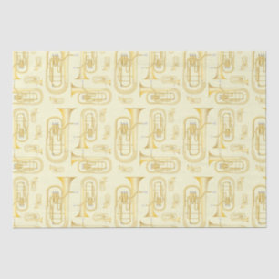 Baritone Musician Band Teacher Tissue Paper