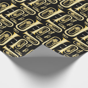 Baritone Musician Band Teacher Wrapping Paper