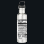 Baritone "Nutrional Information" 710 Ml Water Bottle<br><div class="desc">A humourous take on standard nutritional information labels and barbershop singing.</div>