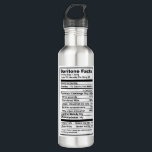Baritone "Nutrional Information" 710 Ml Water Bottle<br><div class="desc">A humourous take on standard nutritional information labels and barbershop singing.</div>