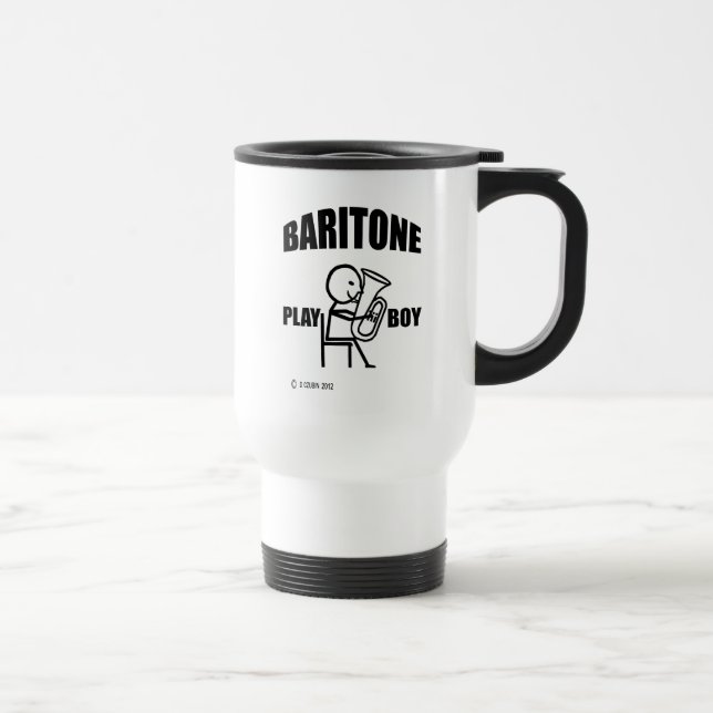 Baritone Play Boy Travel Mug (Right)