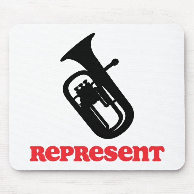 Baritone Represent Mouse Mat (Front)