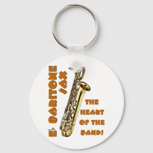 Baritone Sax Key Ring
