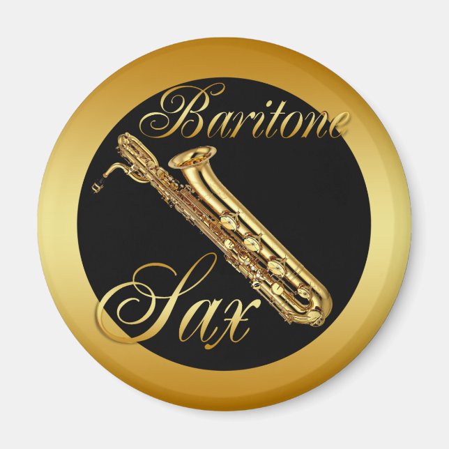 BARITONE SAXOPHONE MAGNET (Front)