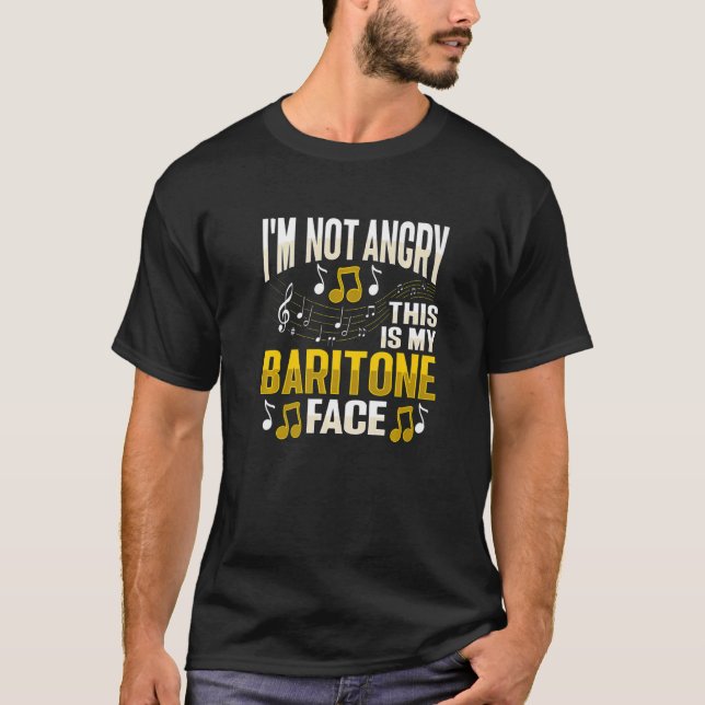 Baritone Voice Design for a Choir Member Premium T-Shirt (Front)