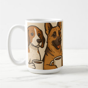 Bark and Brew: Everyone has a Tail Coffee Mug