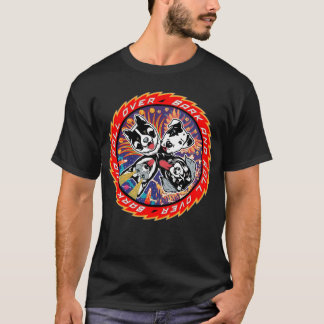 Bark and Roll Over Kiss Rock Parody Dog Shirt