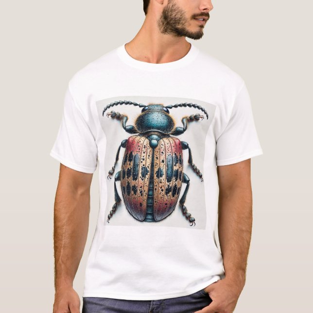 Bark beetle 091024IREF221 - Watercolor T-Shirt (Front)
