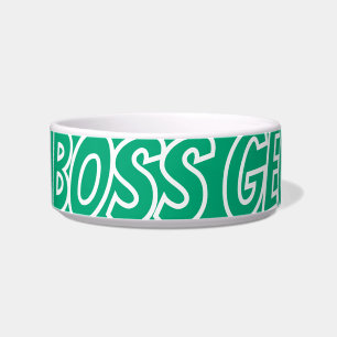Bark Boss Pet Dog Modern Cool Simple Funny Bowl