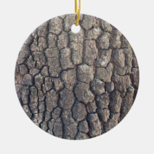 Bark of plane tree ceramic tree decoration
