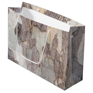 Bark of plane tree large gift bag