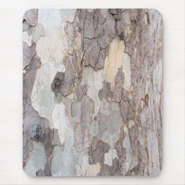 Bark of plane tree mouse mat (Front)