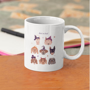 Bark or Treat Halloween Dogs Large Coffee Mug