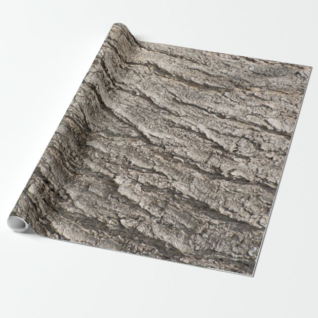 Bark pattern wrapping paper (Unrolled)