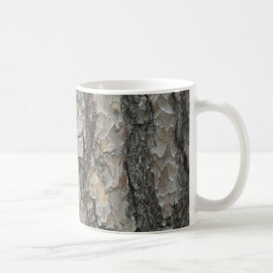Bark Pine Wood Coffee Mug