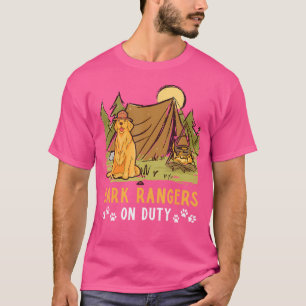 Bark Rangers On Duty For Camping And Dog Lovers T-Shirt