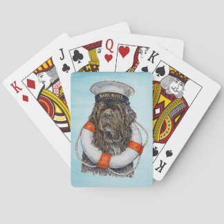 Bark Royale Newfoundland Dog Playing Cards