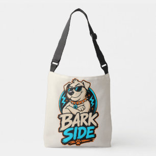 Bark Side Dog PNG, Funny Dog Sublimation Design, C Crossbody Bag