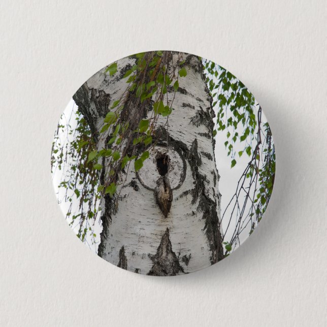 BARK TREE 6 CM ROUND BADGE (Front)