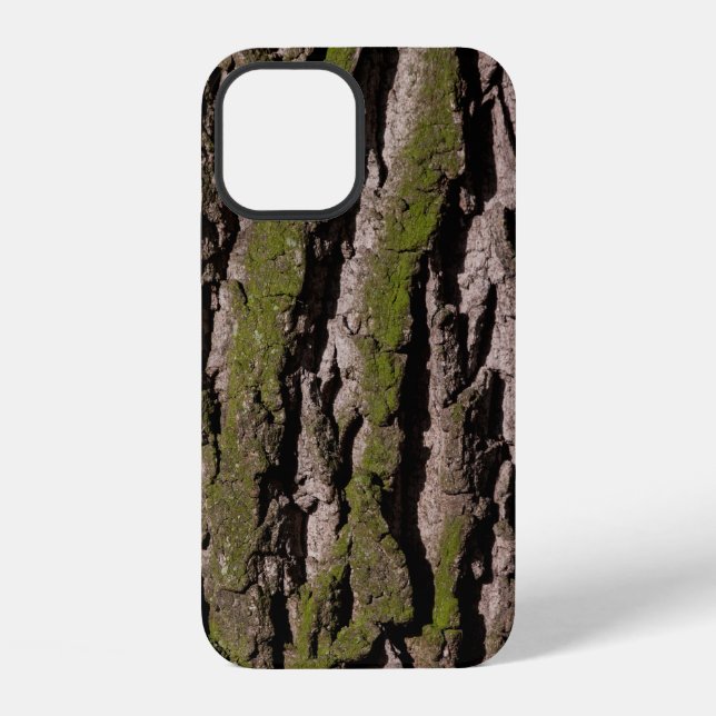 Bark tree oak moss trunk wood iPhone case (Back)