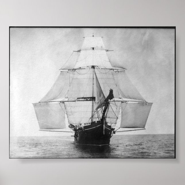 Bark Underway 1901 Poster (Front)