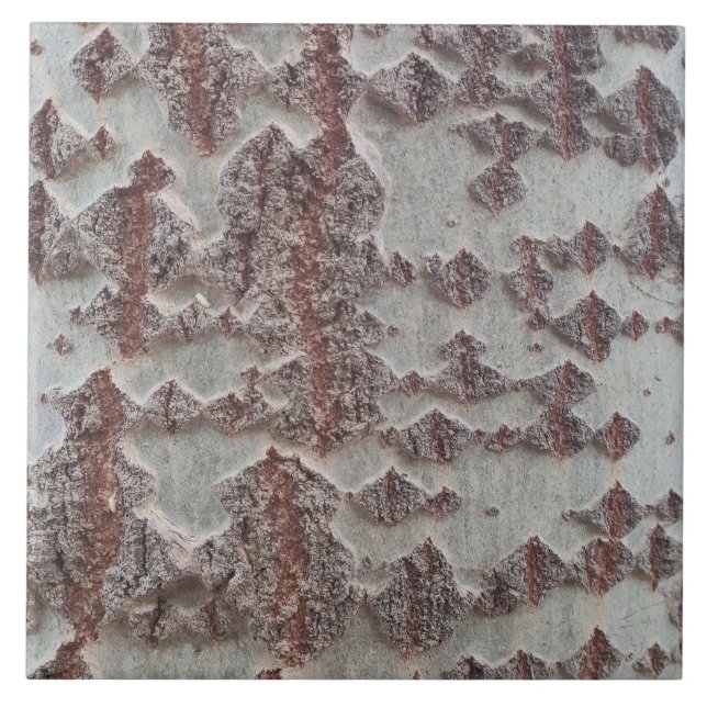Bark wooden pattern ceramic tile (Front)