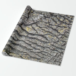 Bark wooden pattern wrapping paper