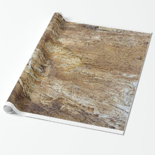 Bark wooden pattern wrapping paper