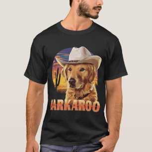 Barkaroo Cowboy Hat Western Golden Retriever Dog T-Shirt