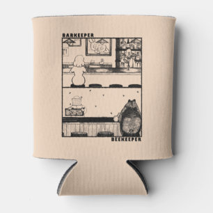 Barkeeper and Beekeeper Can Cooler
