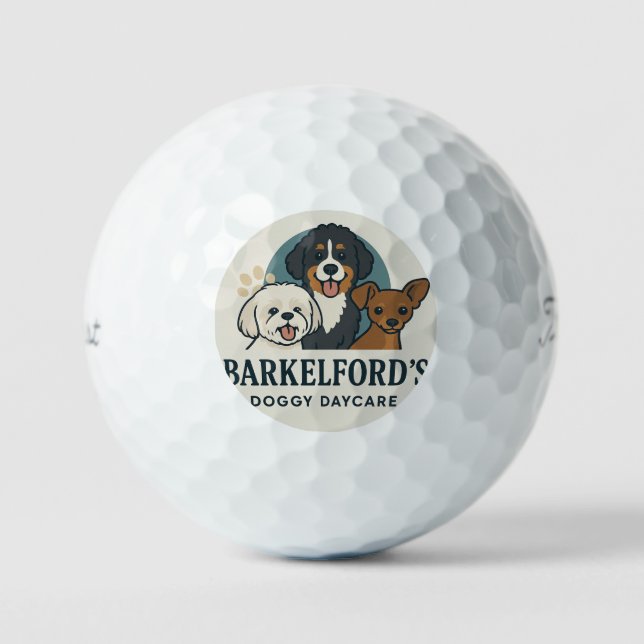 Barkelford's Titleist ProV1 Doggy Daycare golf bal Balls (Front)