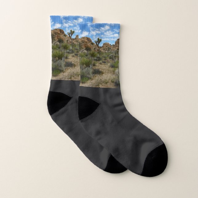 Barker Dam Loop Trail at Joshua Tree National Park Socks (Pair)