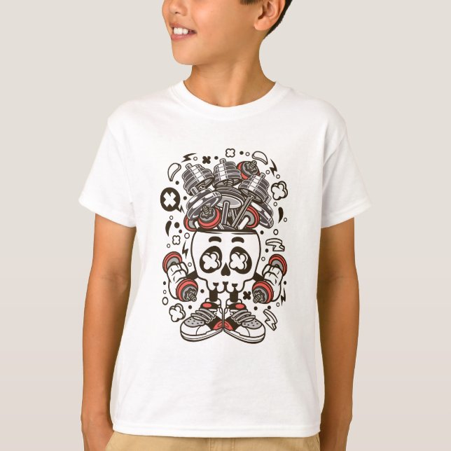 Barker skull head T-Shirt (Front)