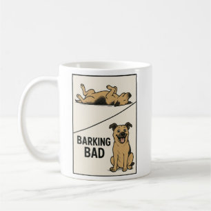 Barking Bad – Funny Dog Lover Parody Poster Coffee Mug