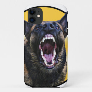 Barking Belgian Malinois "Maligator" iPhone 11 Case