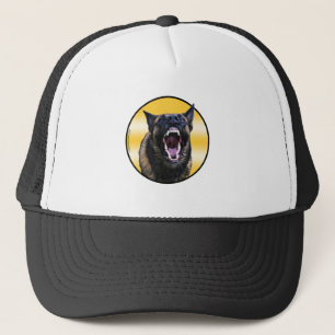 Barking Belgian Malinois "Maligator" Trucker Hat