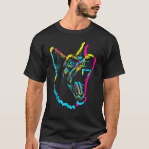 Barking Dog Punk Gothic Rave Wear Edgy EDM Grunge T-Shirt