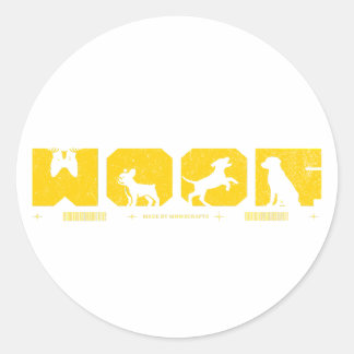 Barking Good Style for Canine Lovers Classic Round Sticker