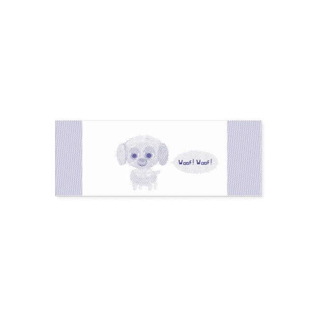 Barking Puppy Self-inking Stamp (Design)
