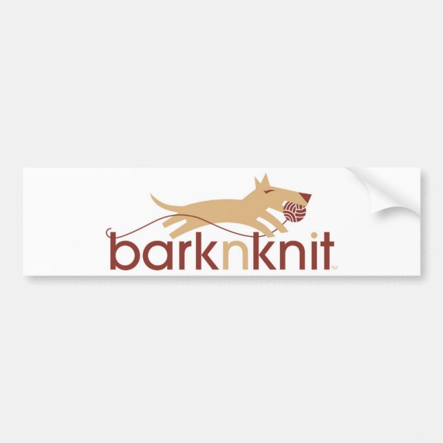 Barknknit Bumper Sticket Sticker (Front)