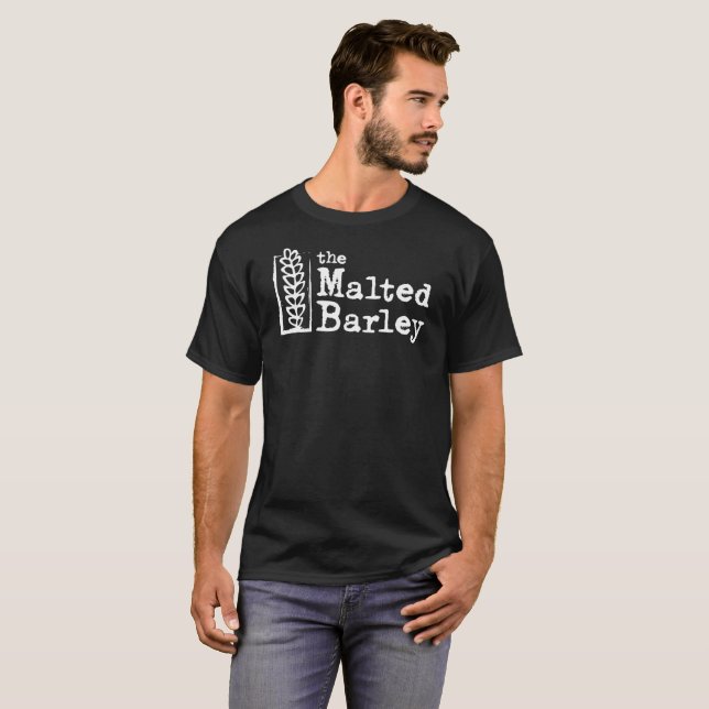 Barley Black T-Shirt (Front Full)