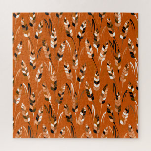 Barley Corn Organic Bread Background Jigsaw Puzzle