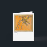 Barley, one of the seven species of Israel Card<br><div class="desc">This is one of the shivat minim,  or seven species of fruits of Israel mentioned in Deuteronomy  8:8</div>