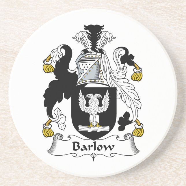 Barlow Family Crest Coaster (Front)