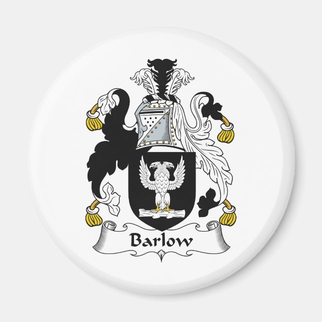 Barlow Family Crest Magnet (Front)